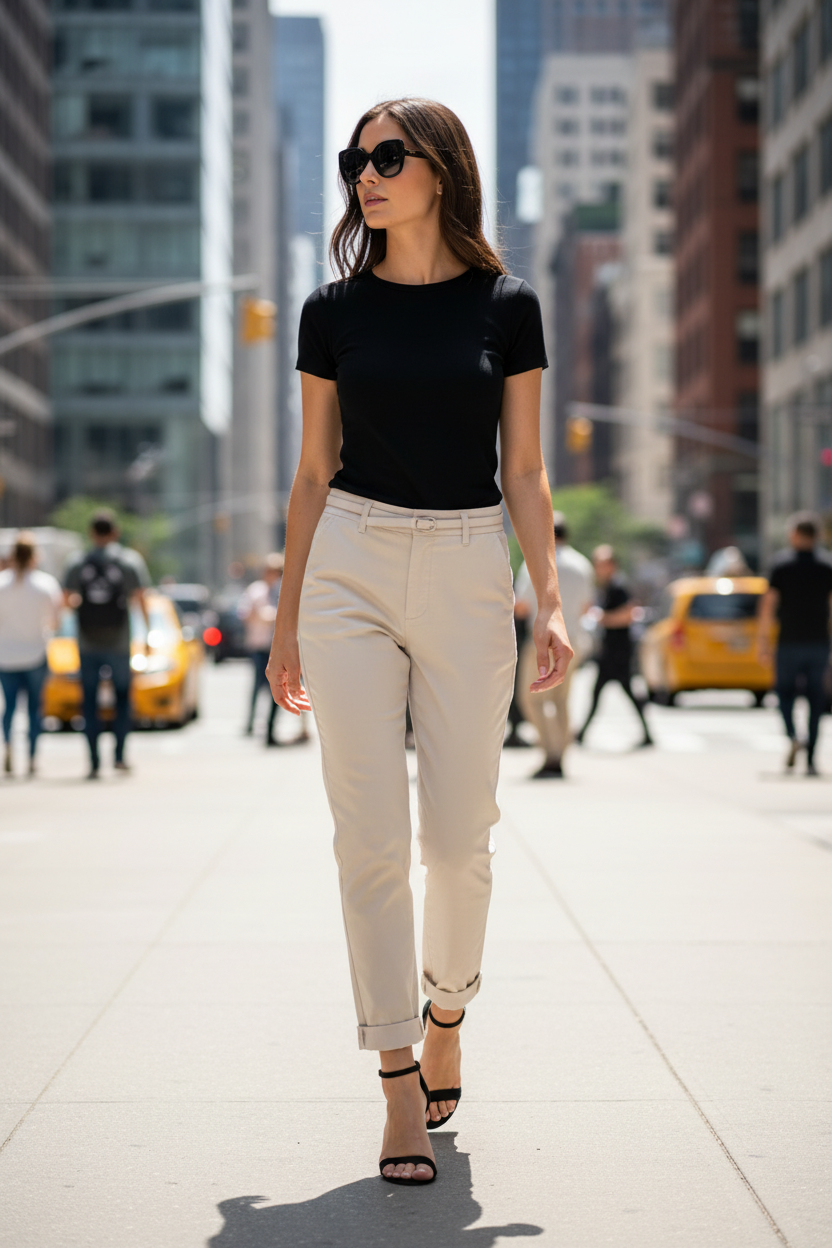 Pantalone Slim fit in cotone