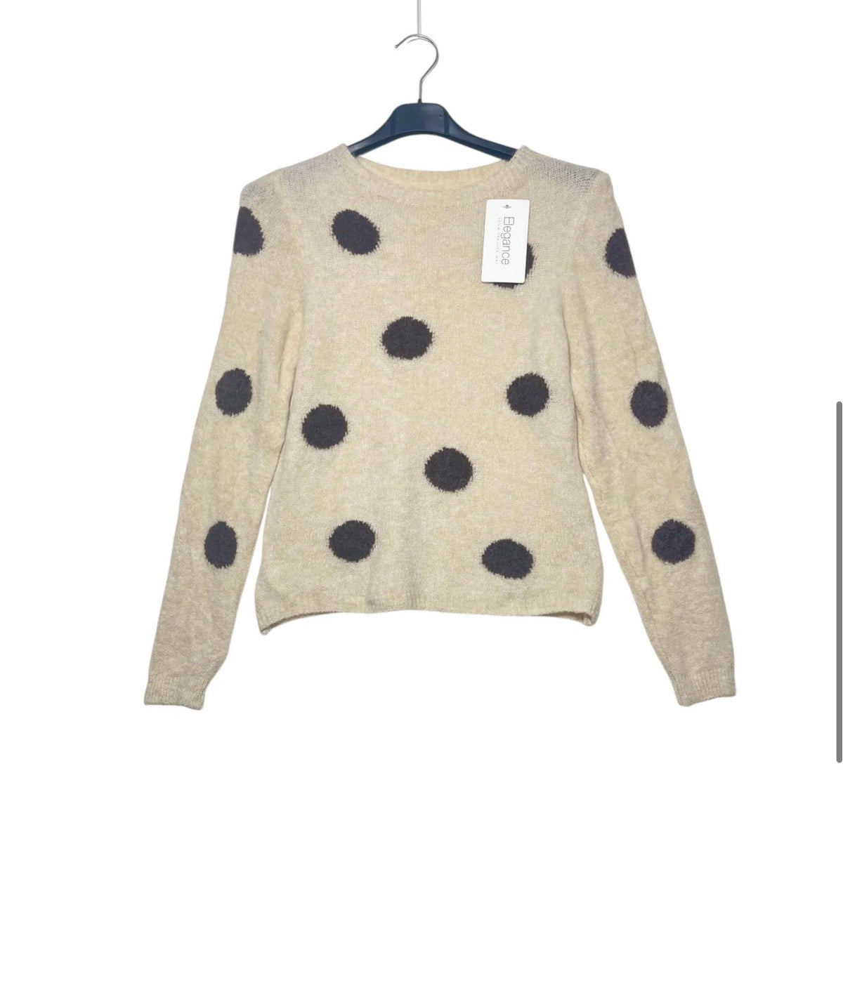 Maglia a pois in lana