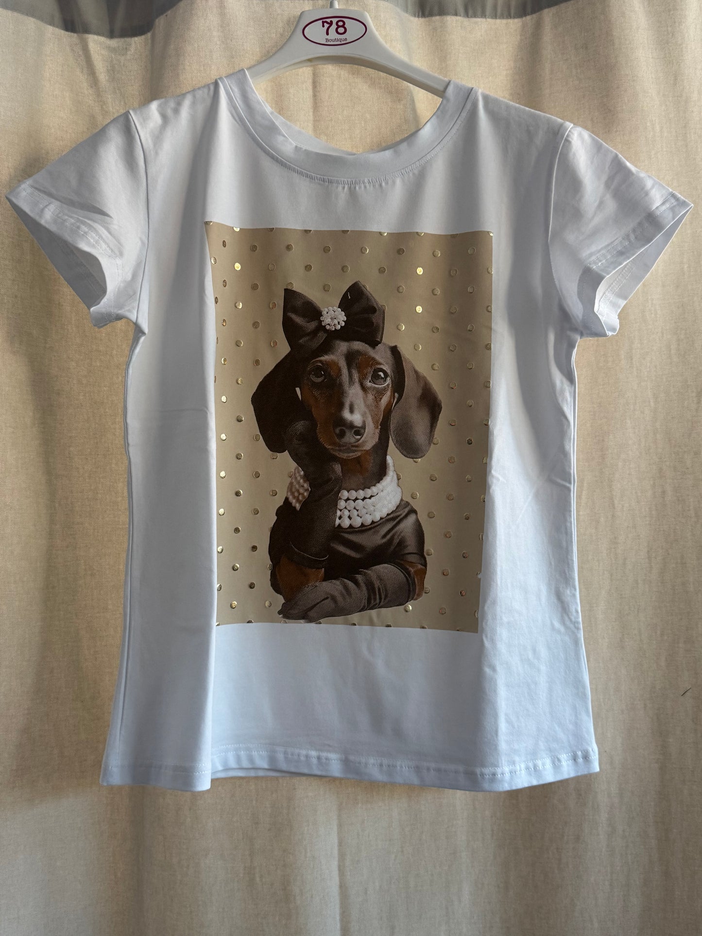 T shirt slim fit bassotto