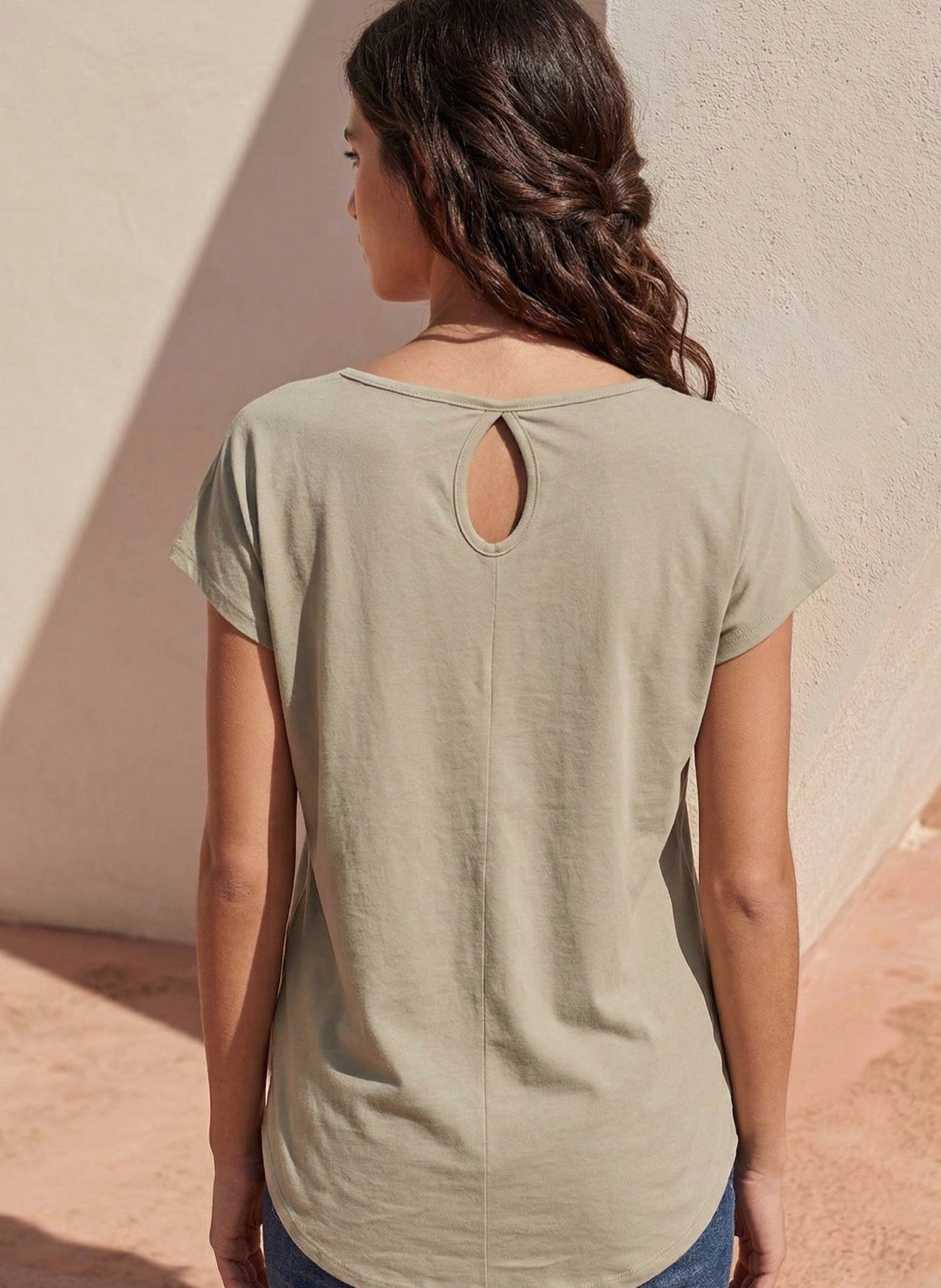 T shirt in viscosa