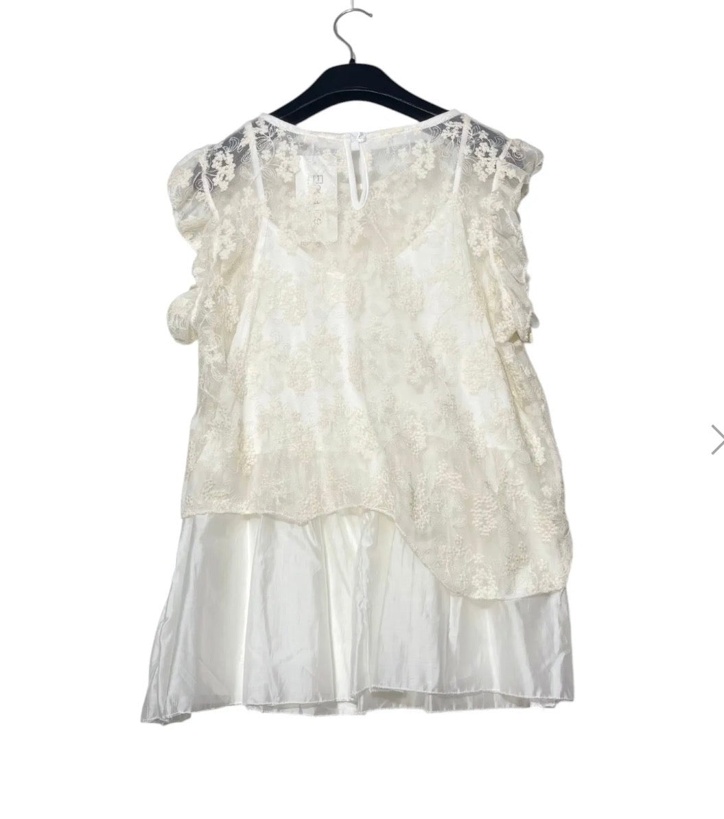 Blusa ricamata
