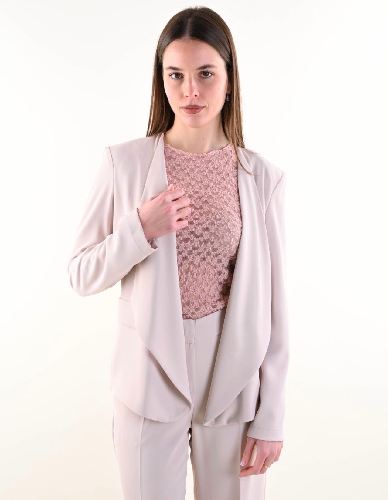 Blazer in tessuto fluido Myastreet