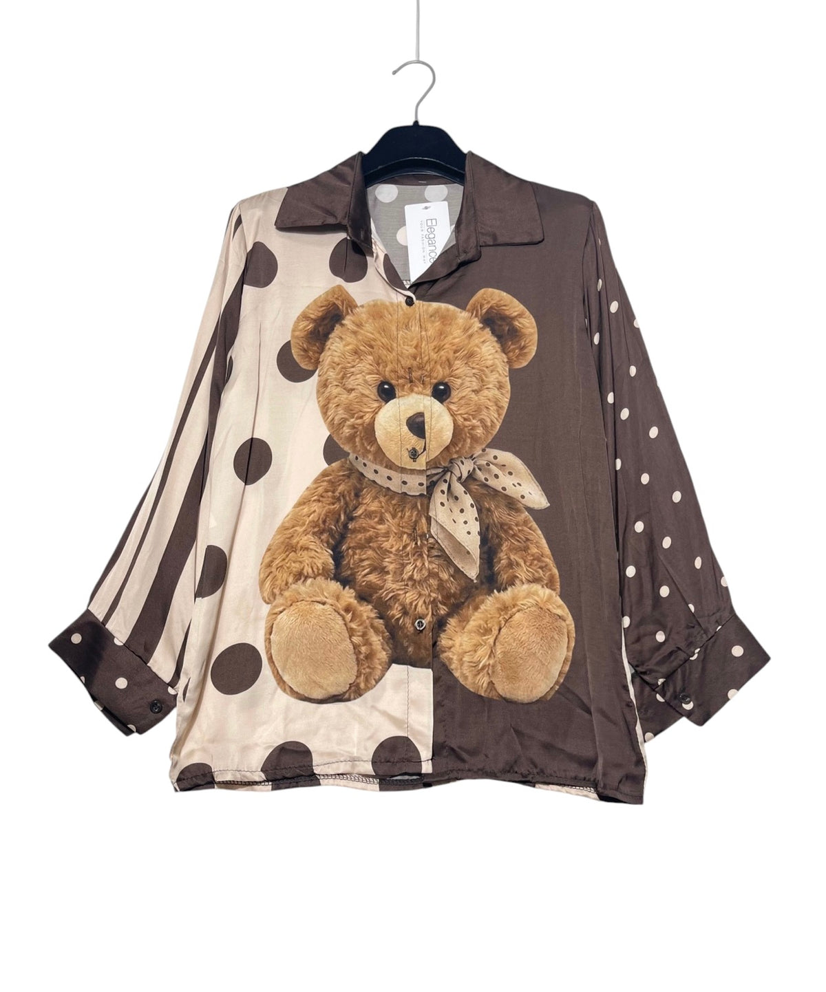 Camicia stampa orsetto