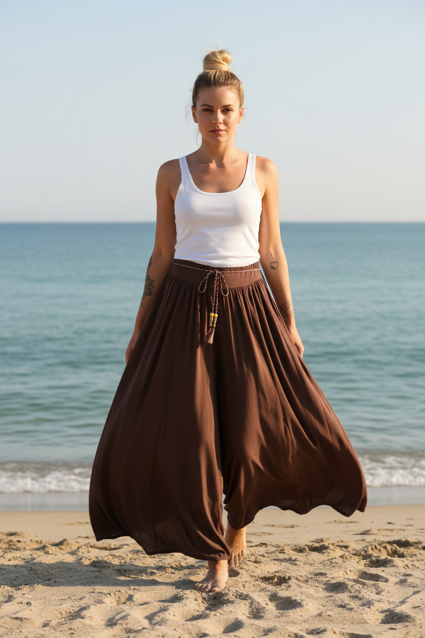 Pantalone in viscosa