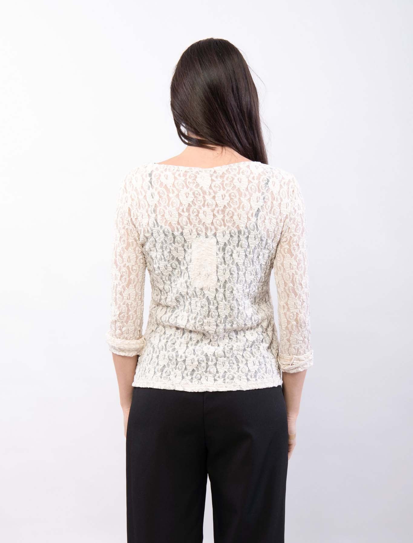 Maglietta in pizzo