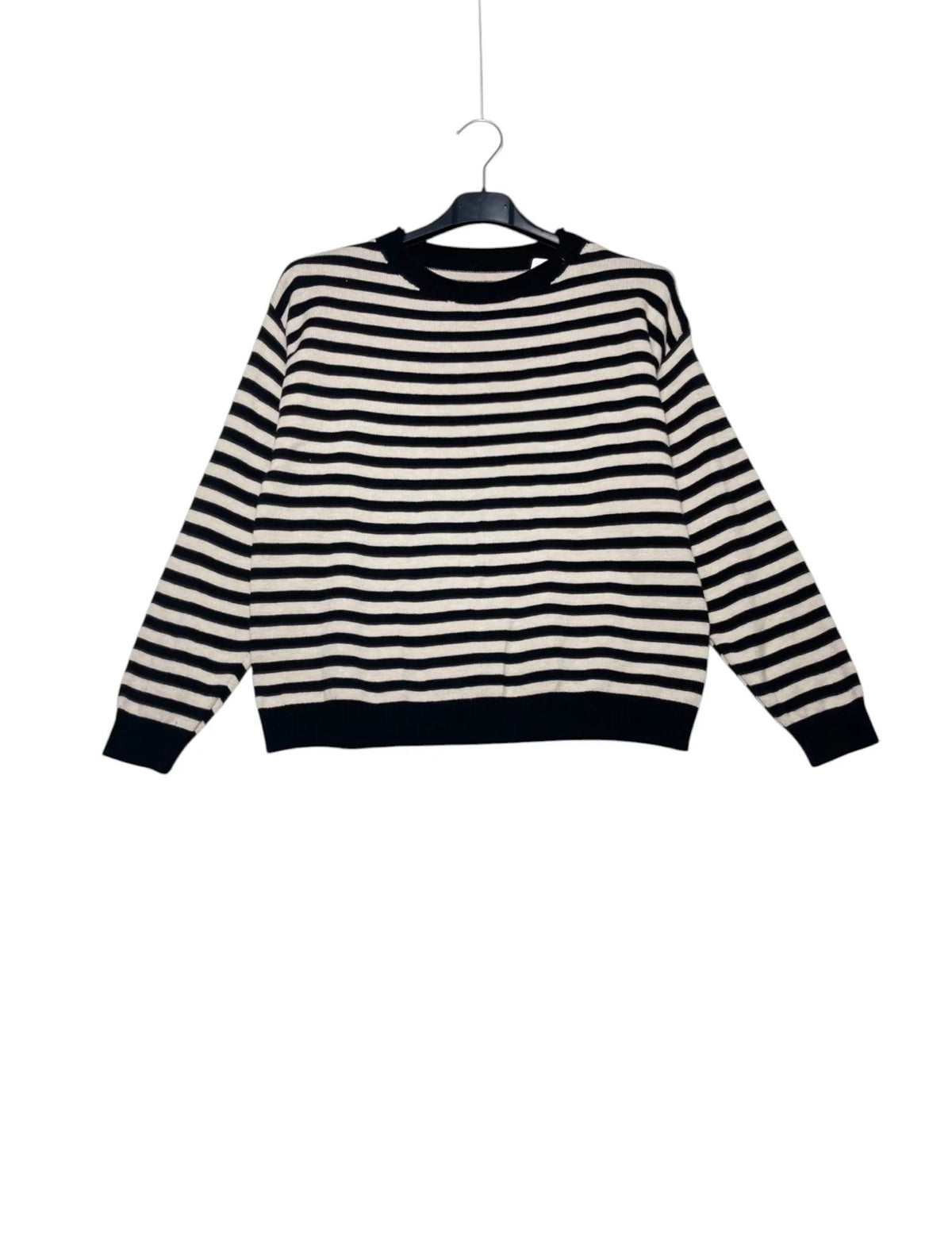 Maglia in viscosa a righe
