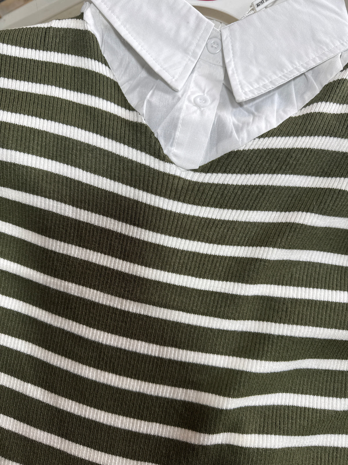 Maglia con camicia