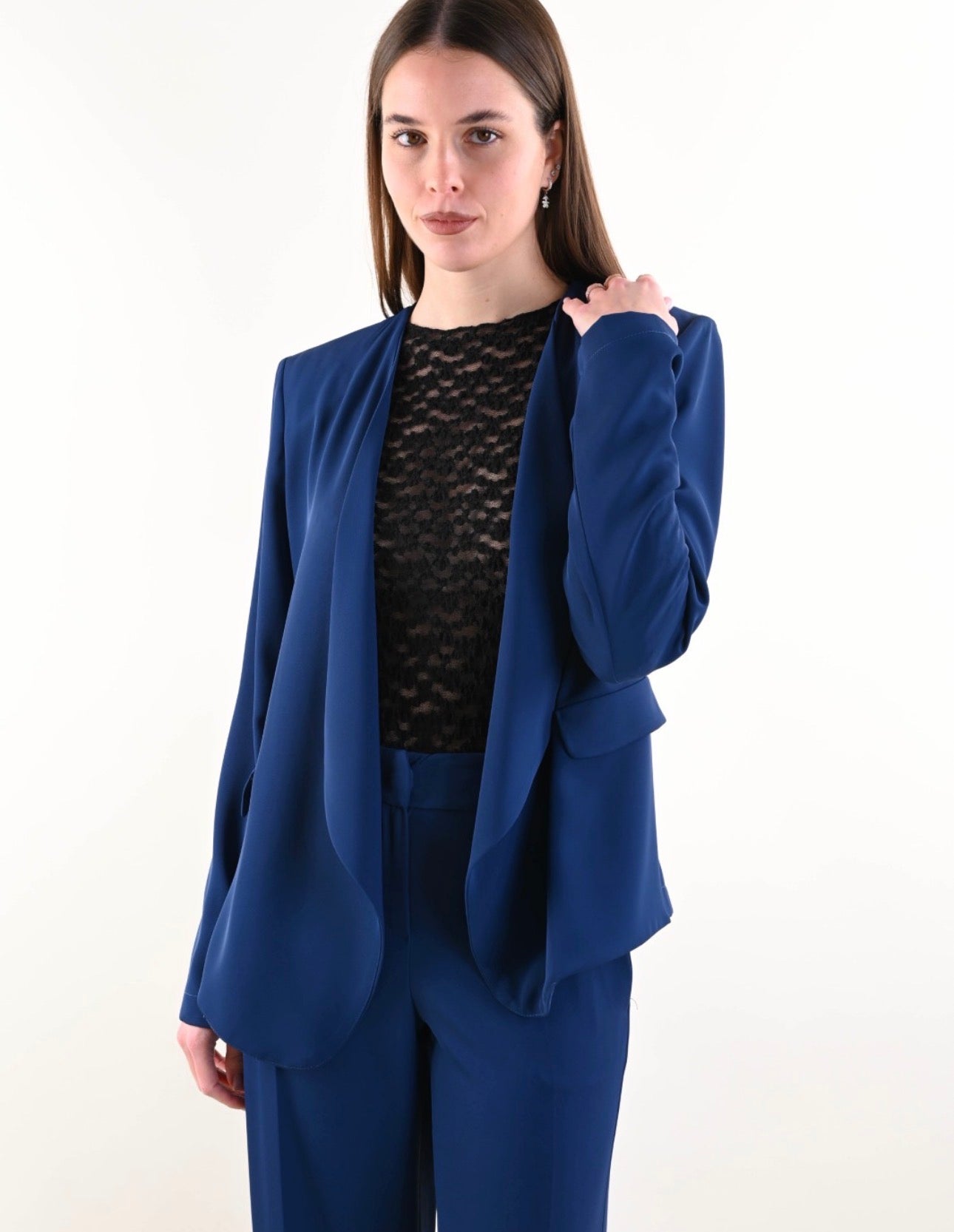 Blazer in tessuto fluido Myastreet