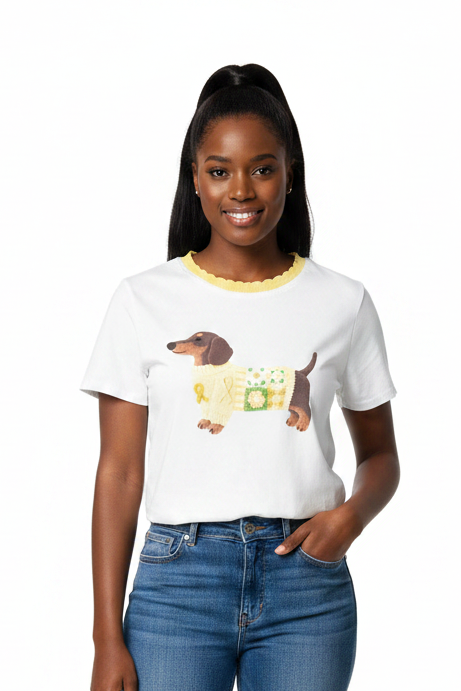 T shirt bassotto