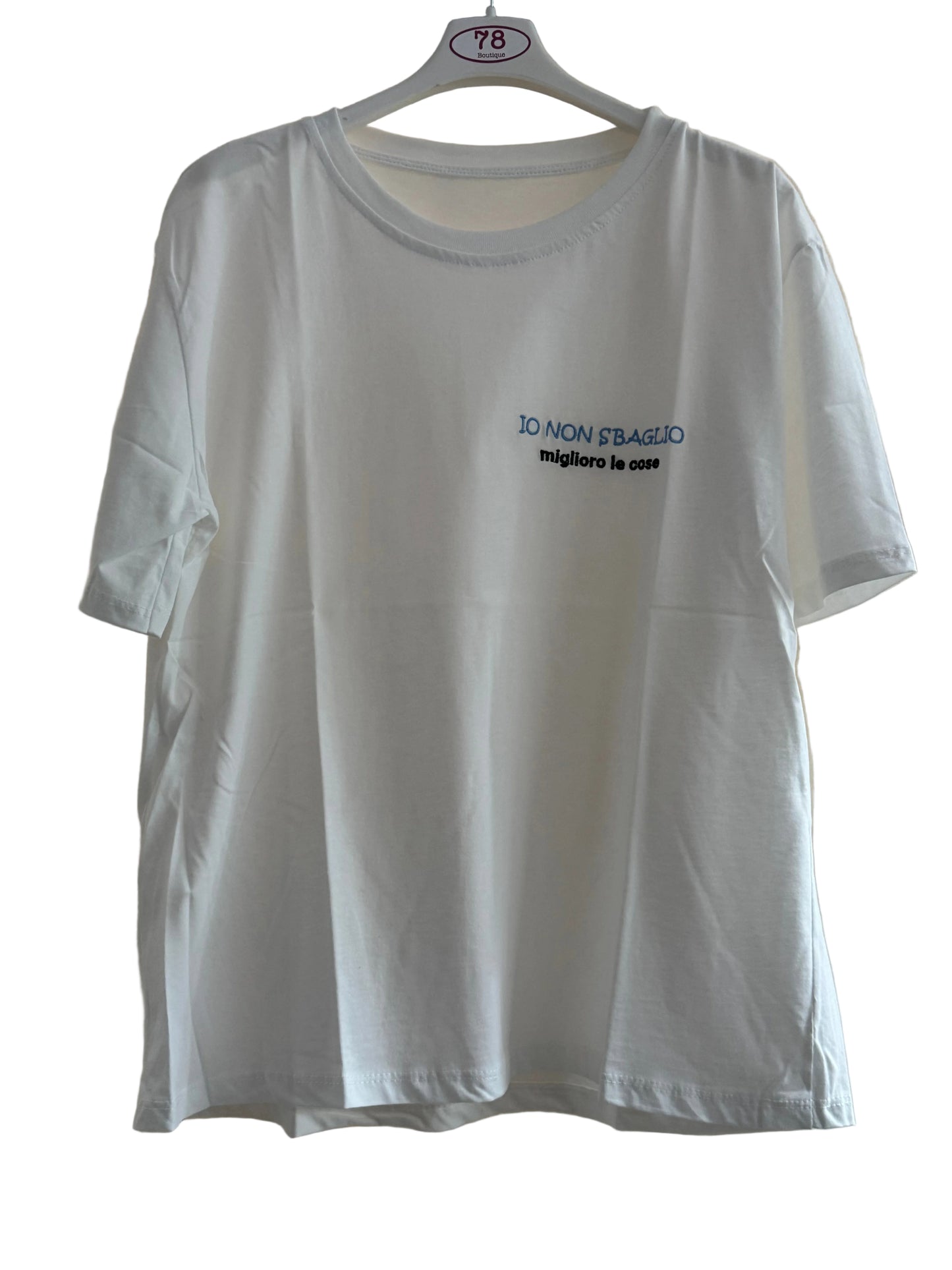 T shirt “Io non sbaglio …”