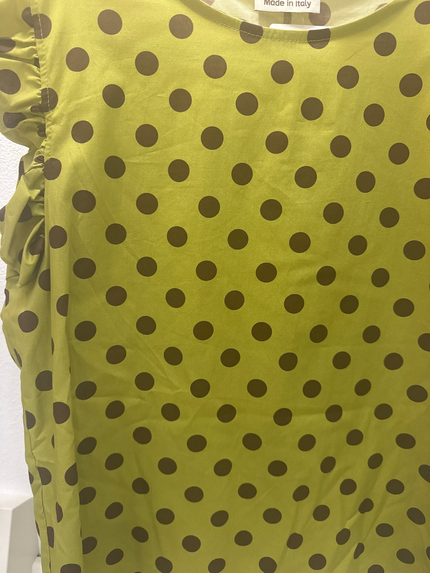 Blusa a pois in cotone
