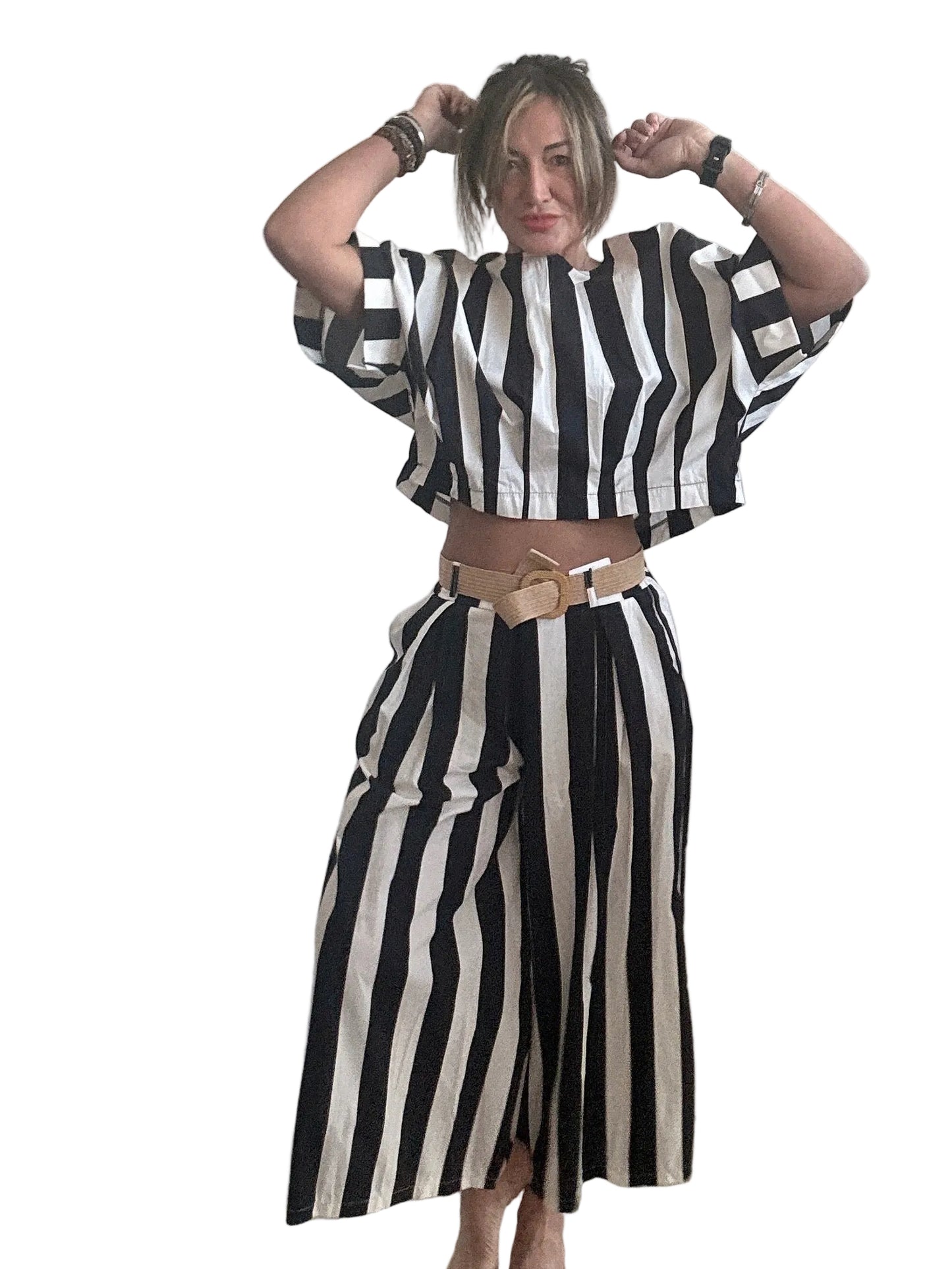Pantalone a righe