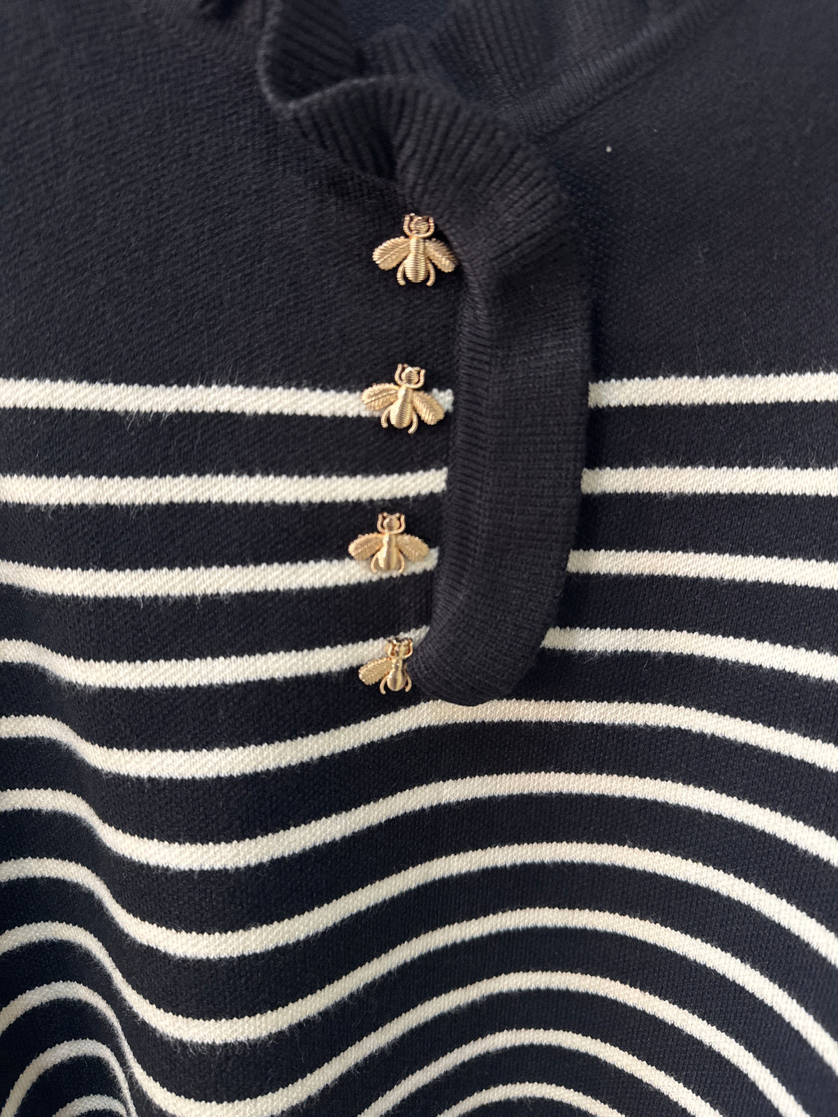 Maglia a righe cropped