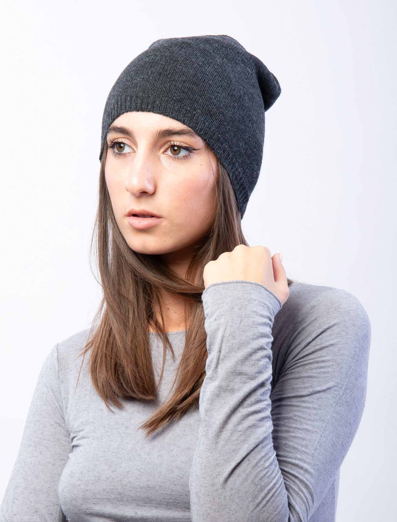 Cappello in misto cachemire