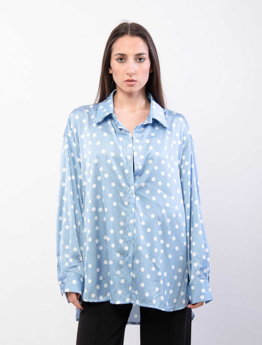 Camicia over a pois