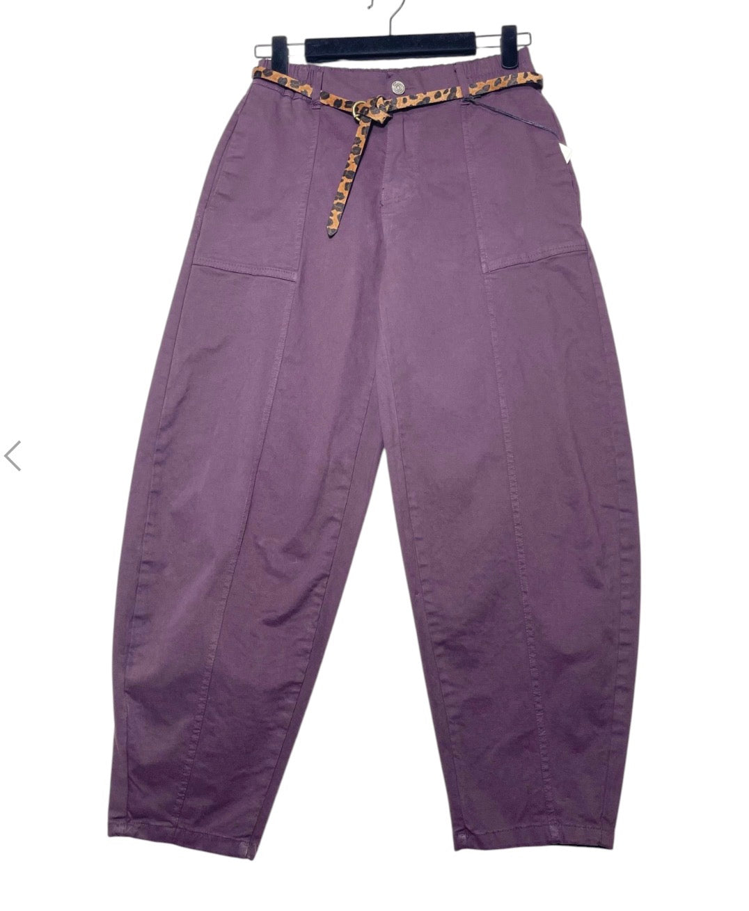 Pantalone in cotone a ovetto