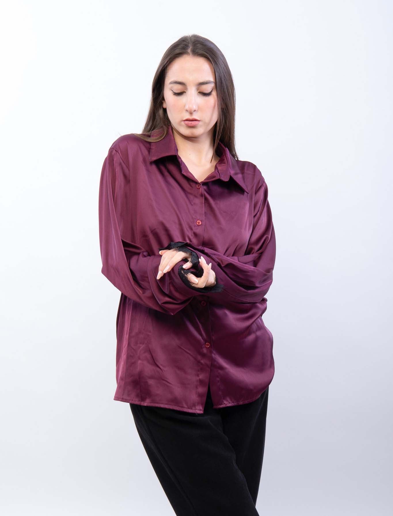 Camicia in satin