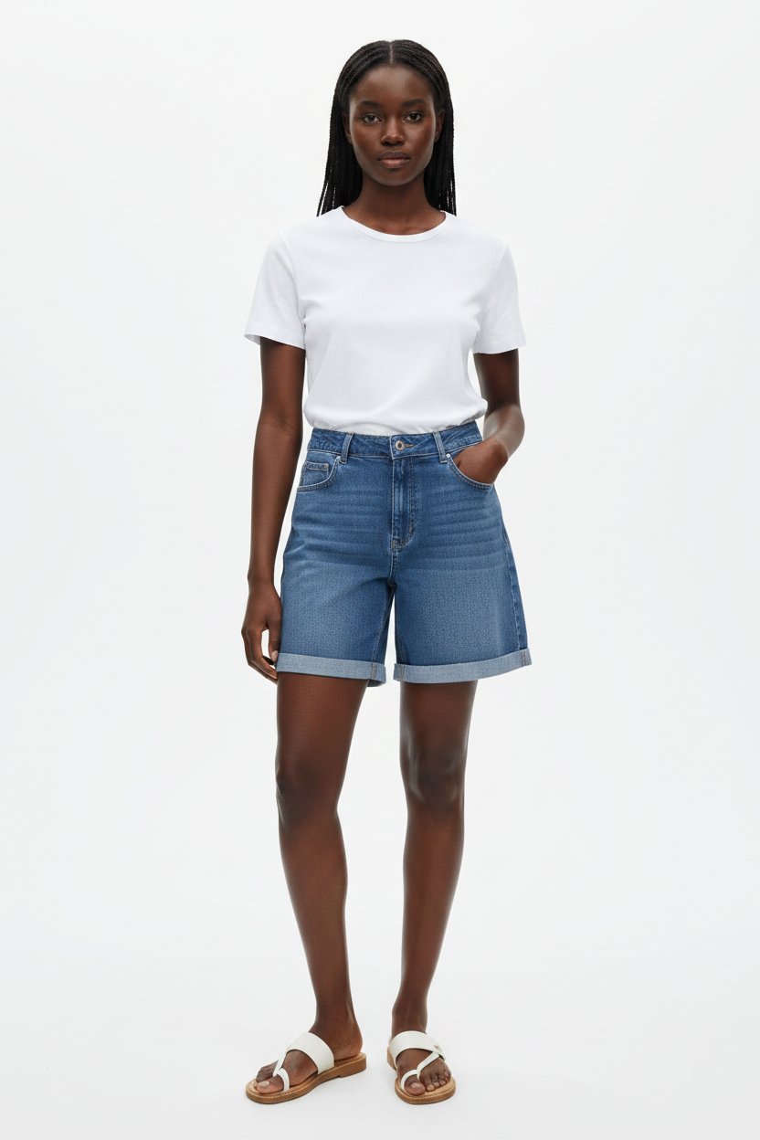 Short in jeans