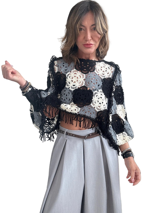 Maglia con frange