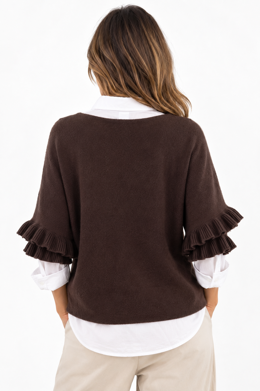 Maglia manica balza