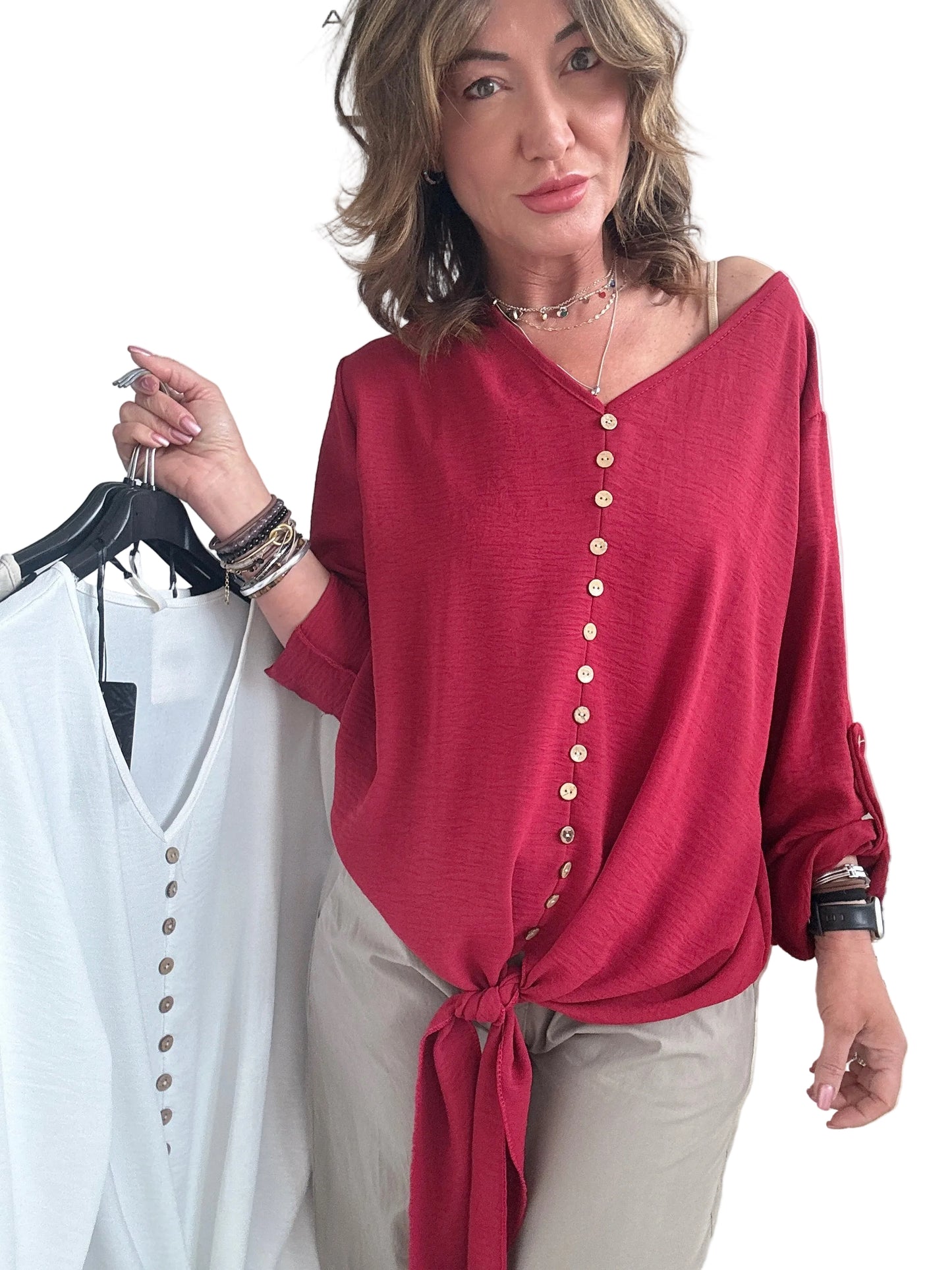 Blusa con nodo