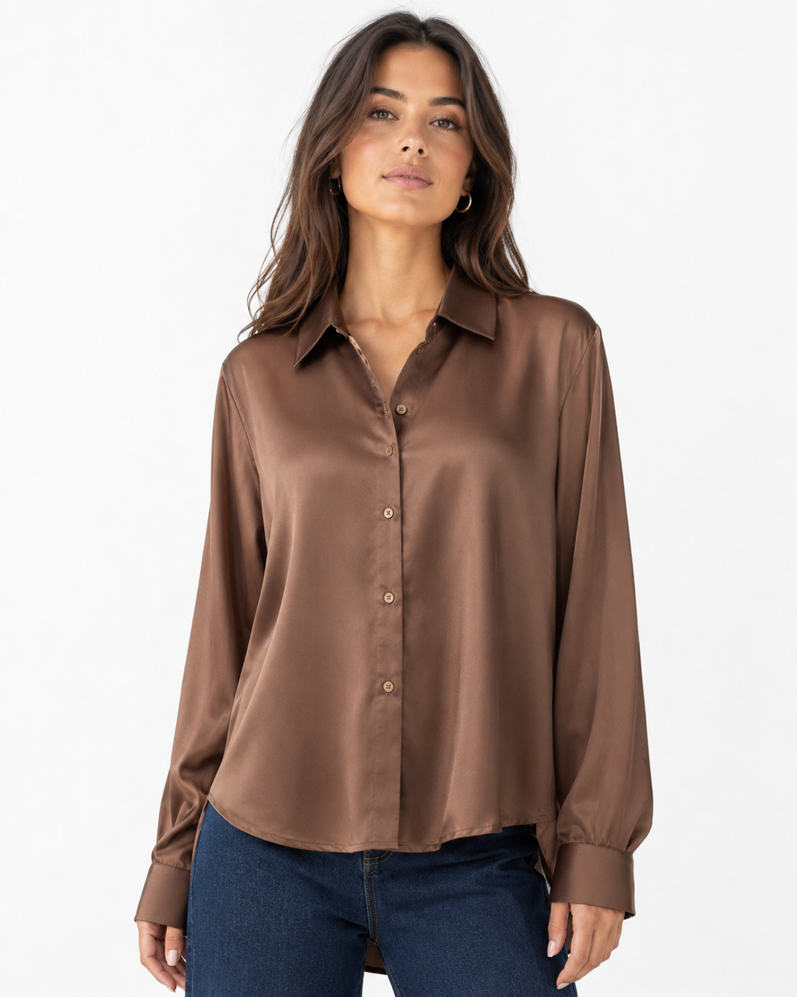 Camicia in raso