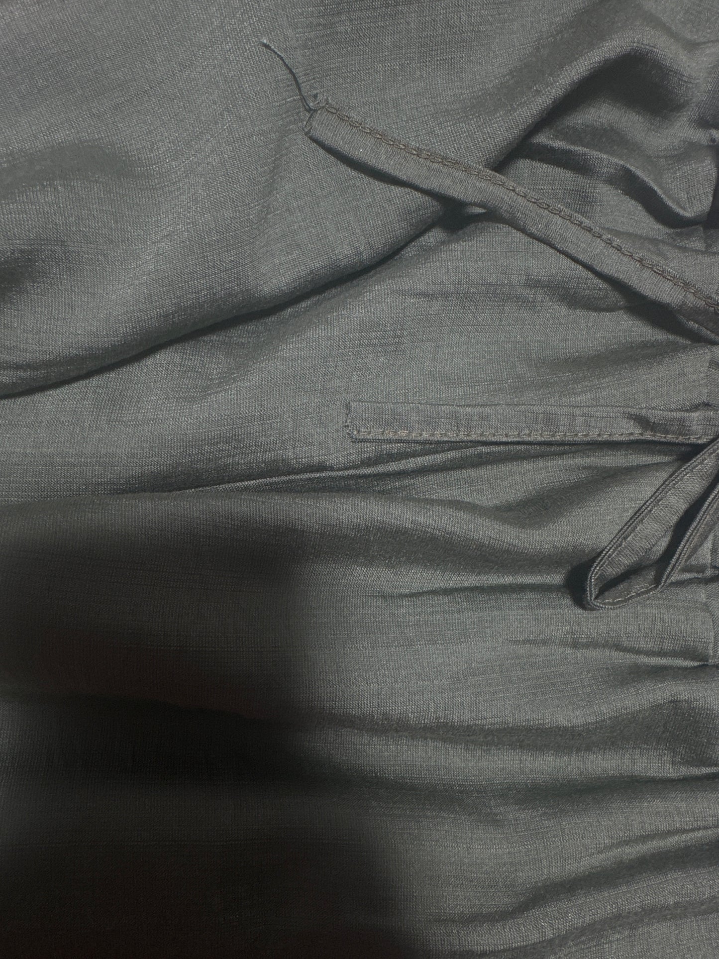 Pantalone gaucho con risvolto
