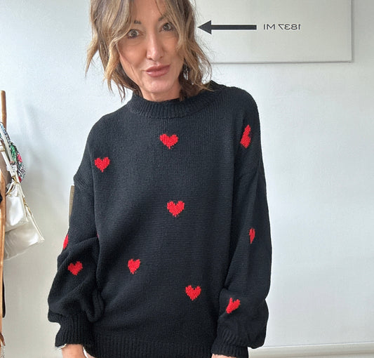 Maglioncino cuori
