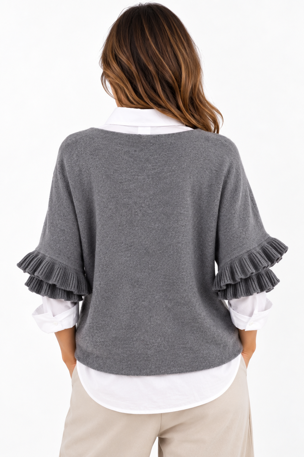 Maglia manica balza