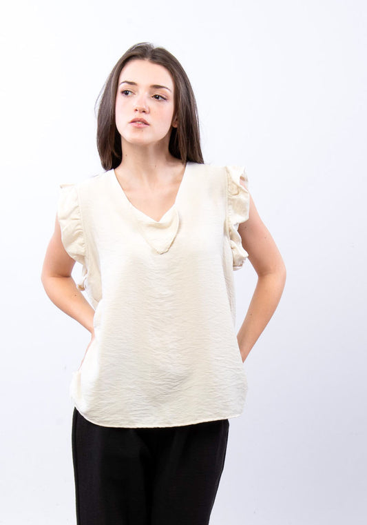 Blusa con rouches