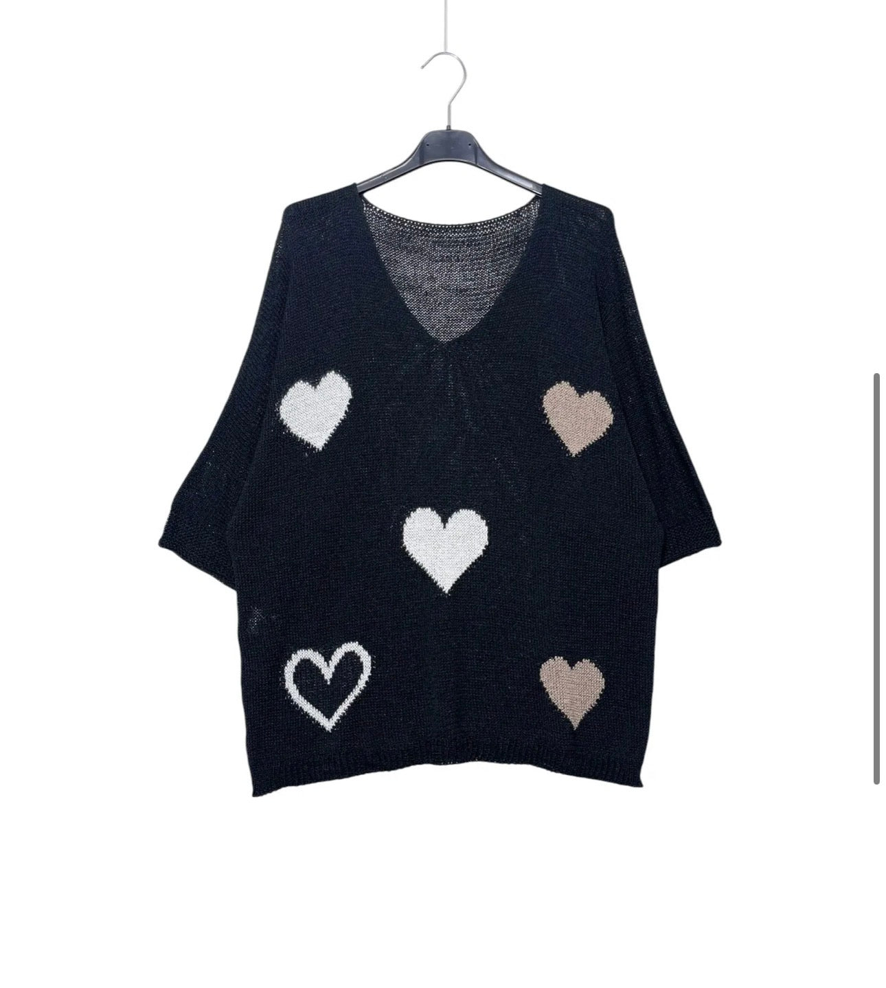 Maglia con cuori