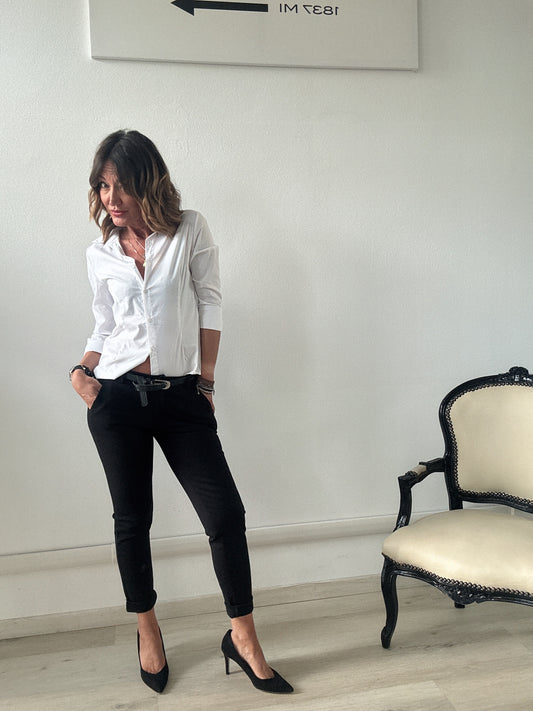 Pantalone Slim in viscosa