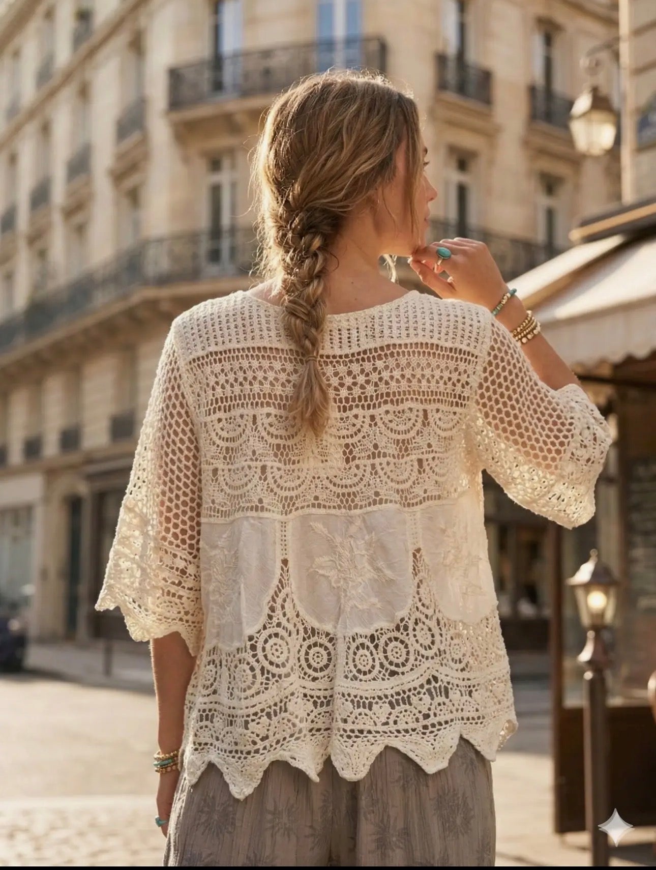 Maglia in macramè