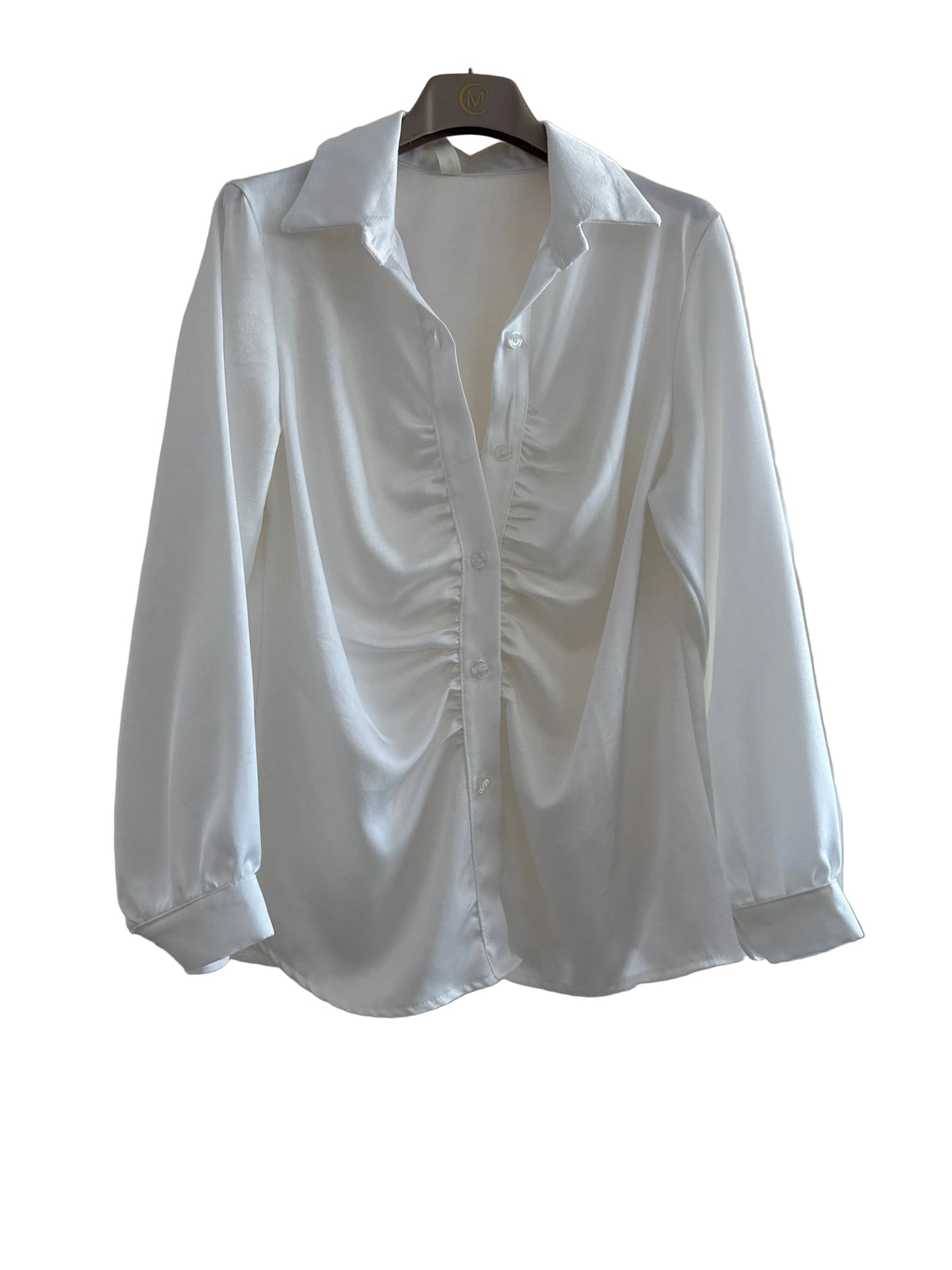 Camicia in raso stampata