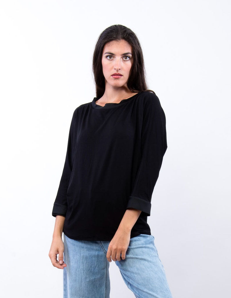 T shirt in viscosa