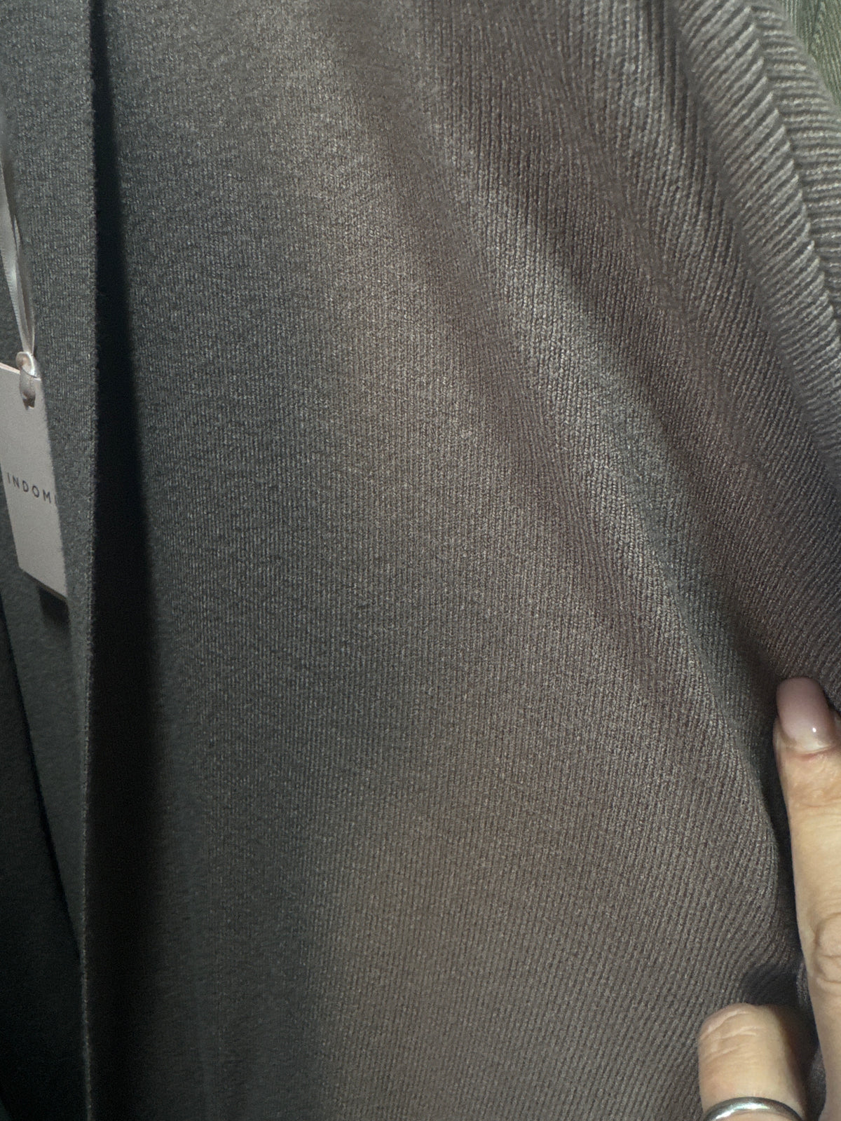 Cardigan sciallato