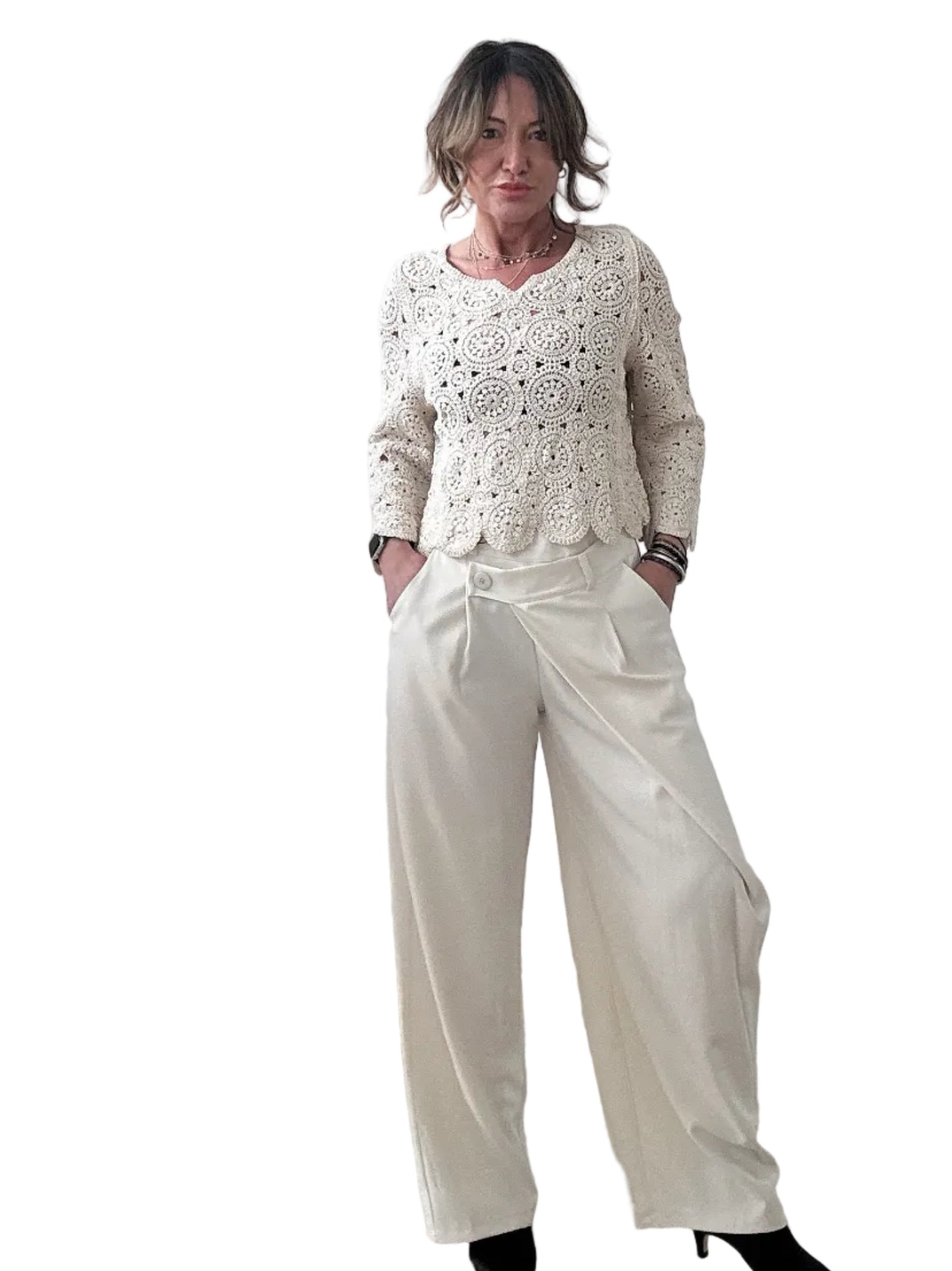 Pantalone con pannello