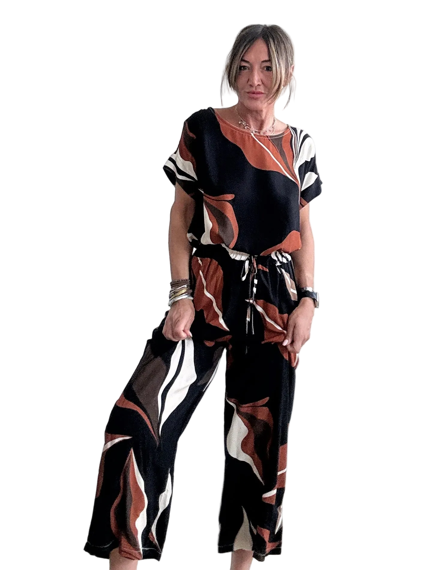 Pantalone in viscosa