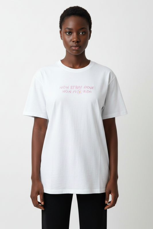 T shirt “Non stare dove non fiorisci..”