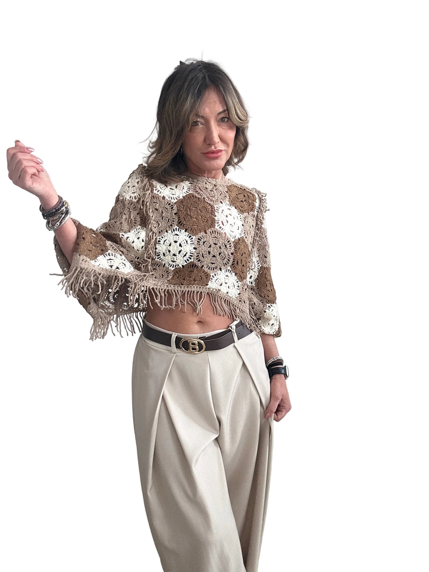 Maglia con frange