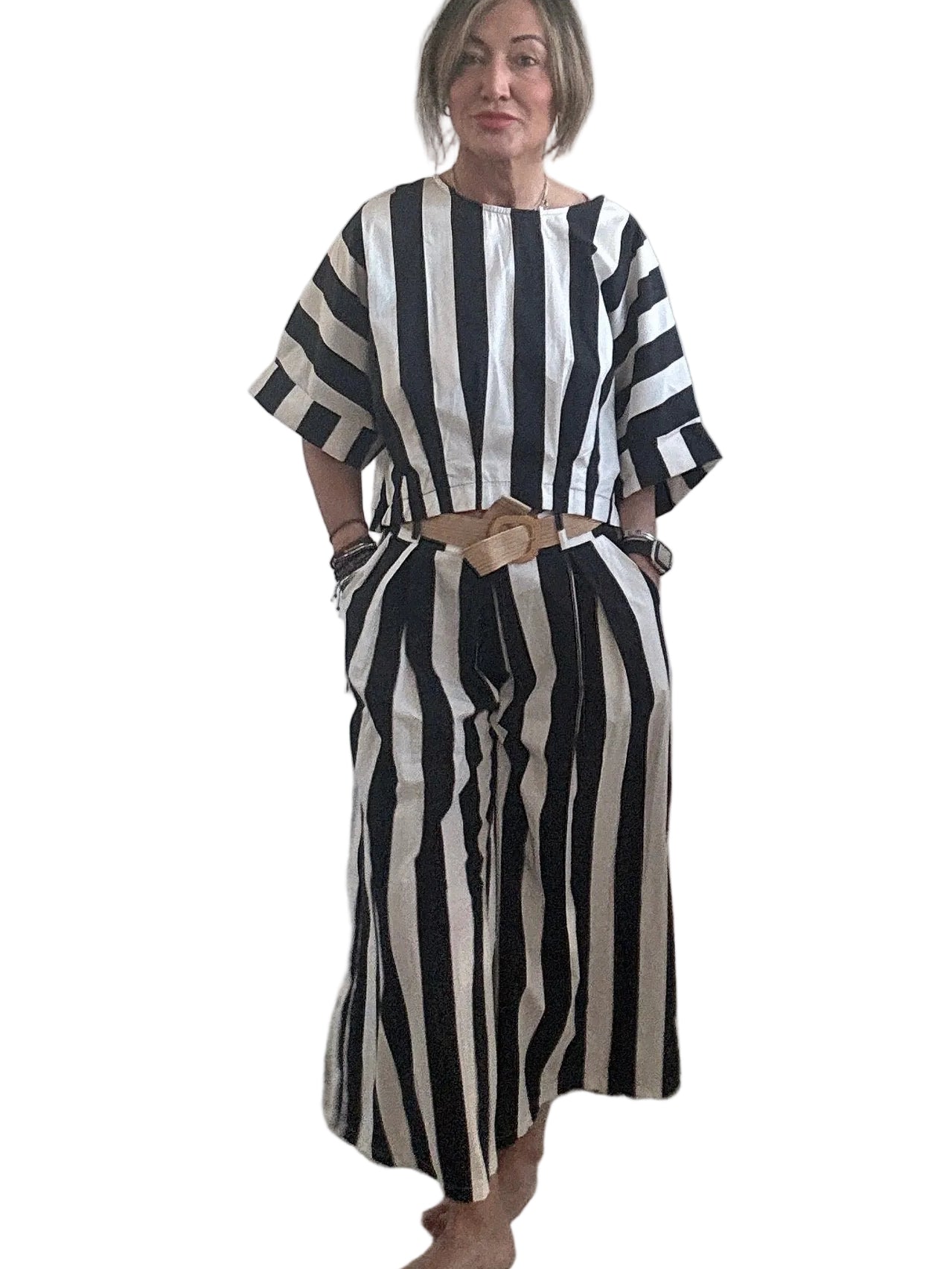 Pantalone a righe