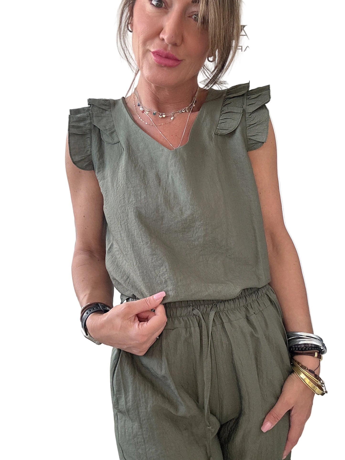 Blusa in georgette