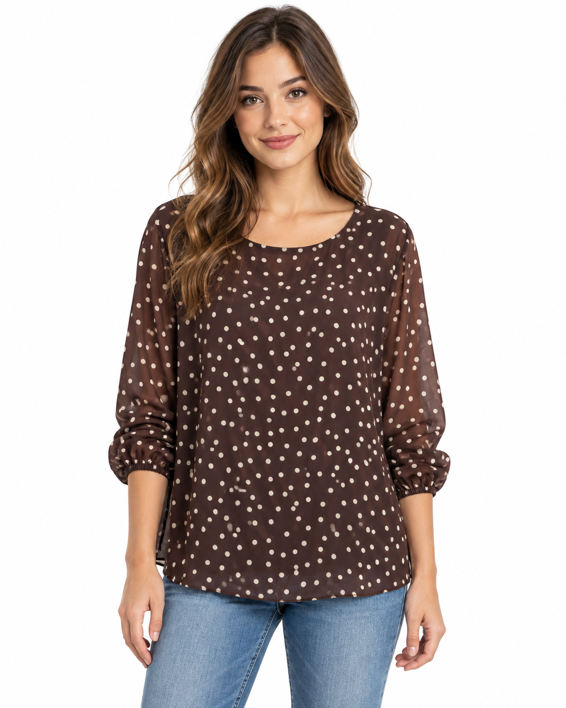 Blusa a pois