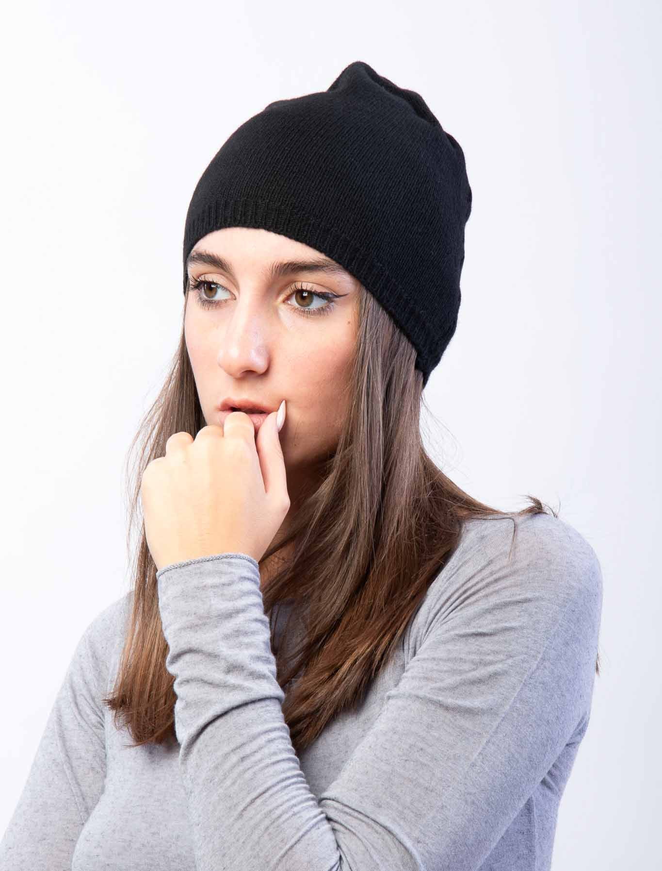 Cappello in misto cachemire