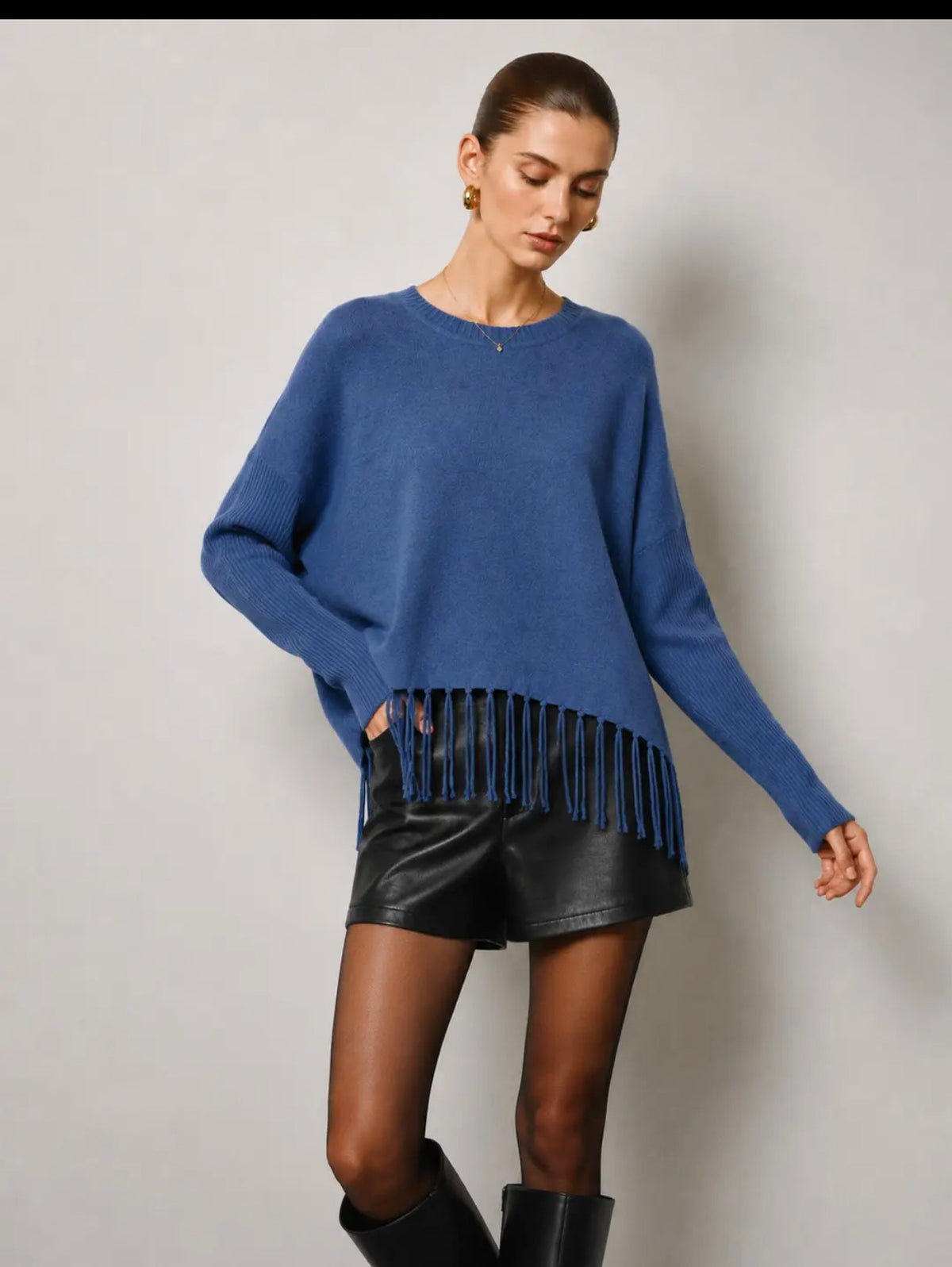 Maglia con frange