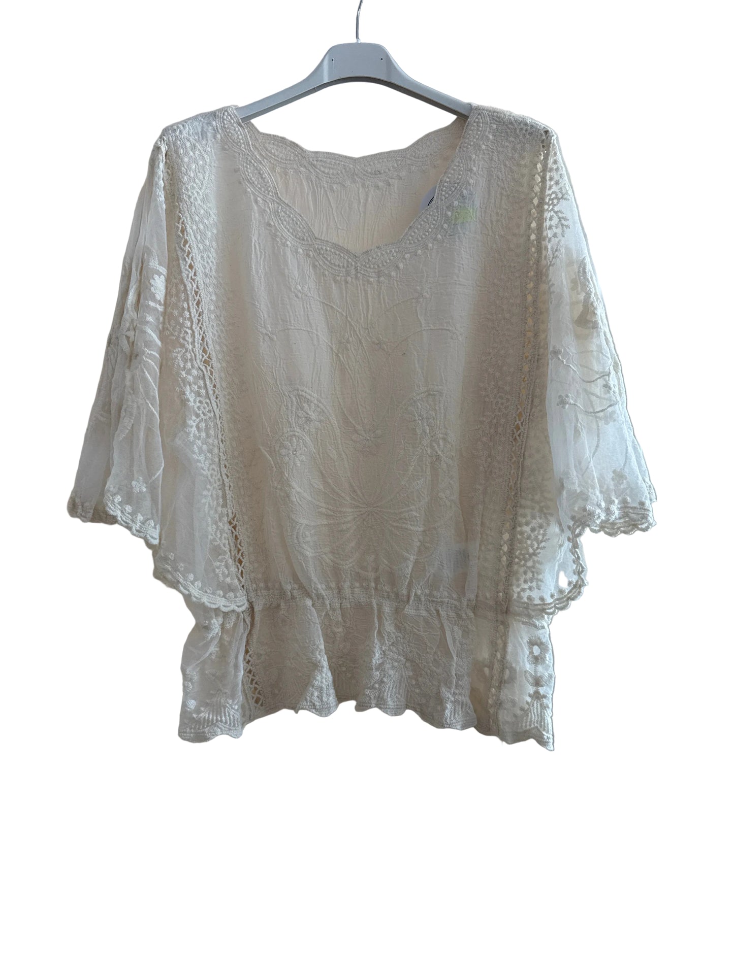 Blusa ricamata