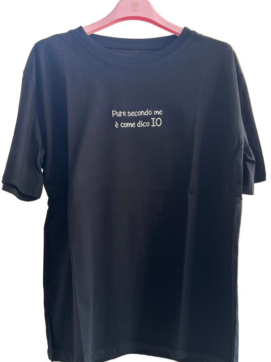 T shirt con ricamo