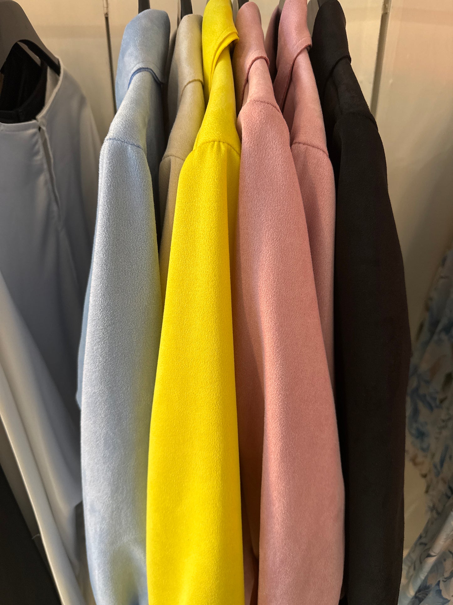 Blazer scamosciato
