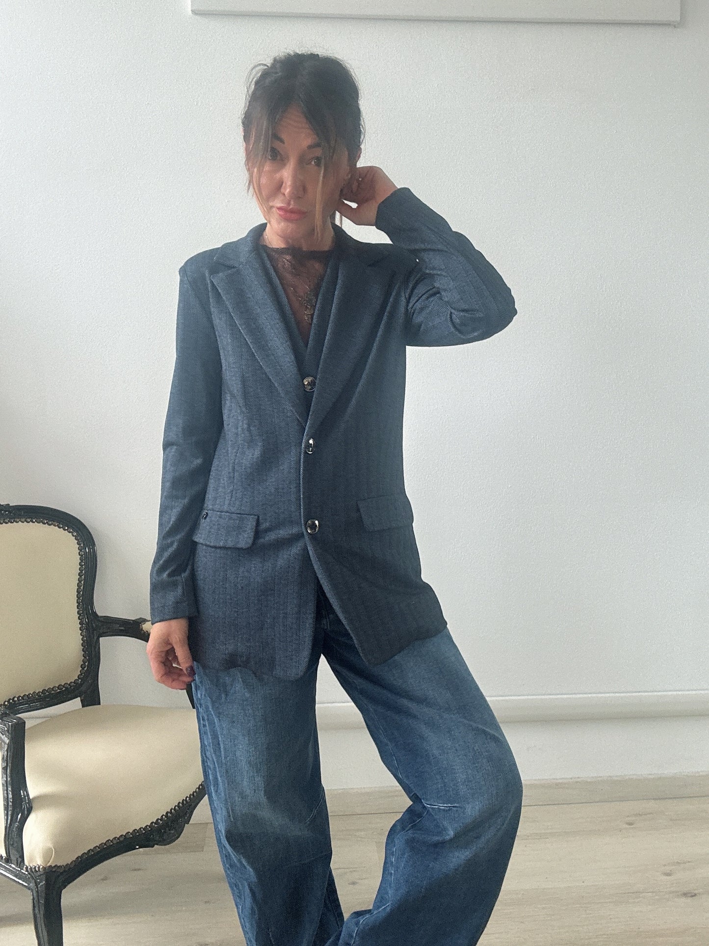 Blazer spigato
