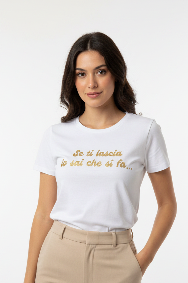 T shirt “se ti lascia..”